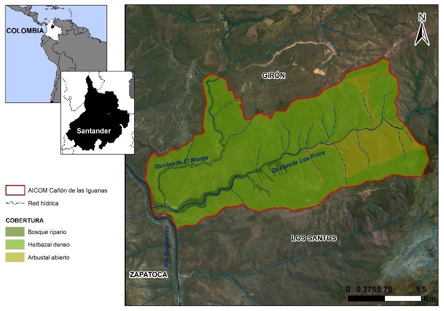 Mapa Cañón de las Iguanas
