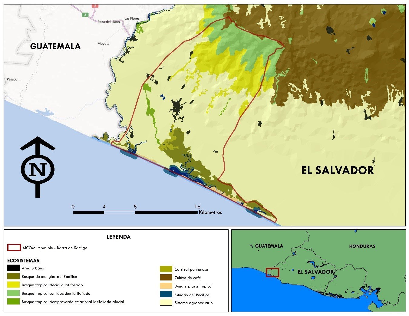mapa del área