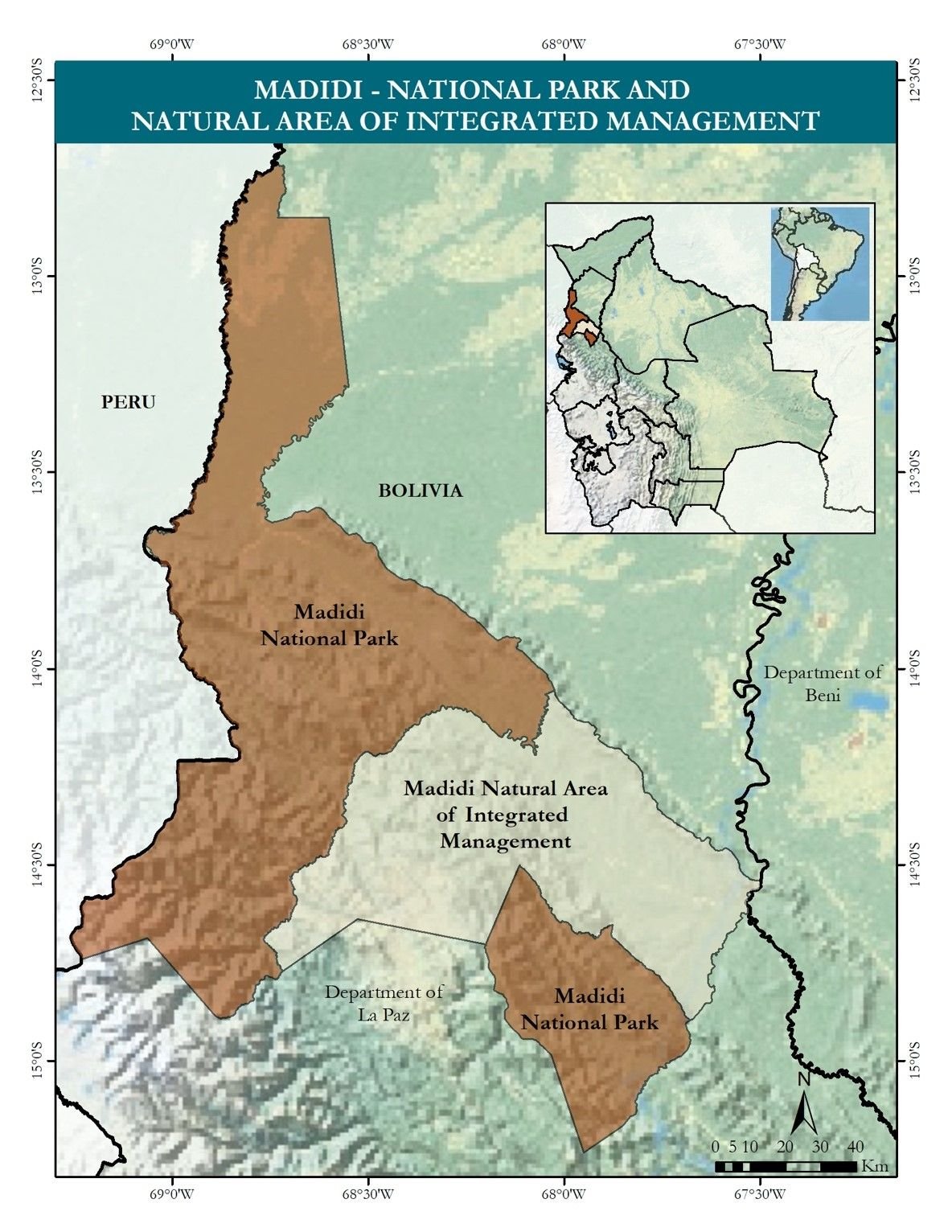 madidi mapa