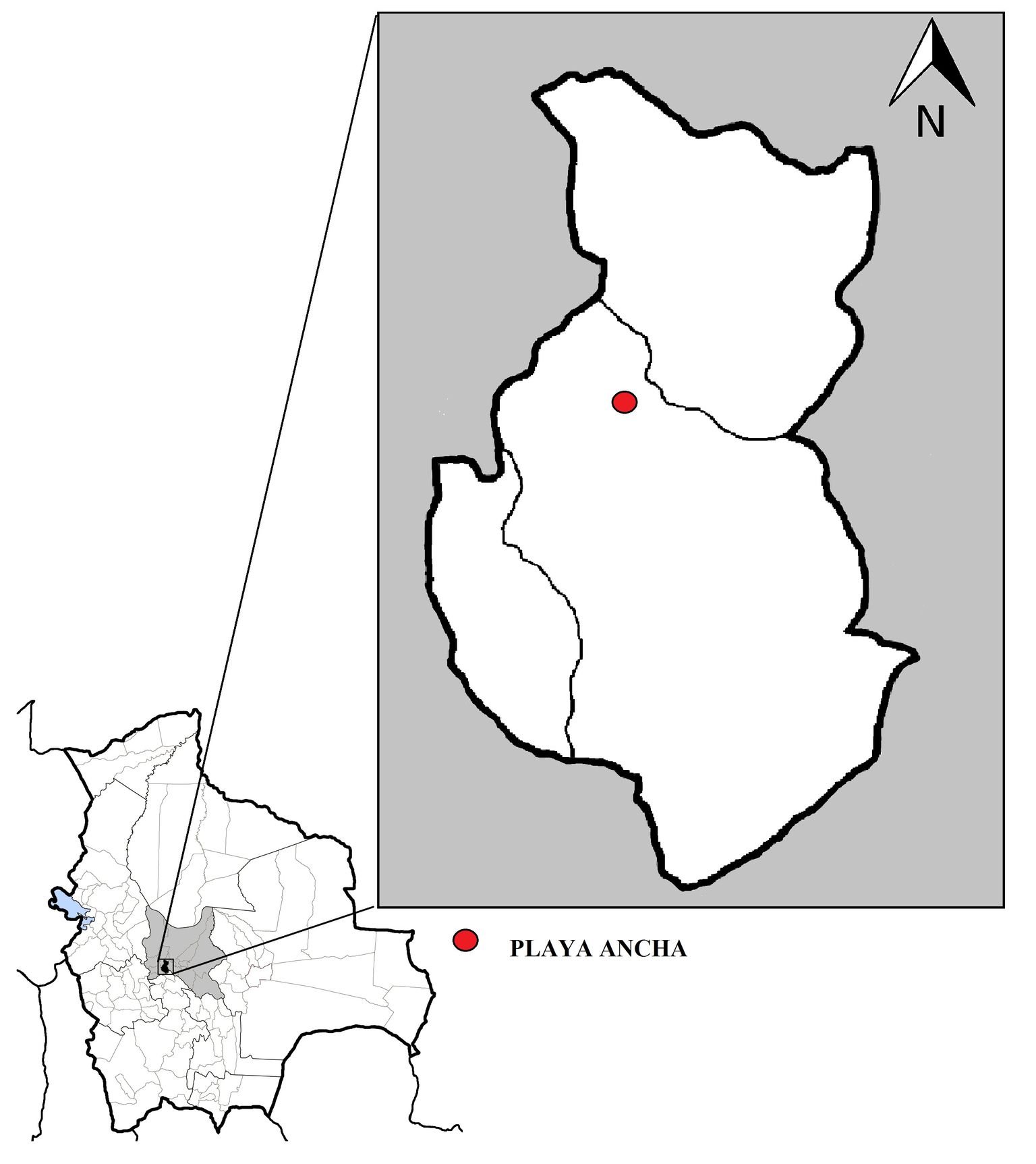 Playa ancha mapa 1
