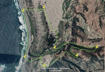 Mapa 2 de humedal de mantagua