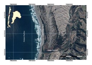mapa del humedal de mantagua