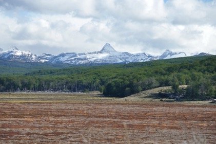 El Diamante vista desde la estación Pampa Guanaco Foto J. S. Johnson 2016