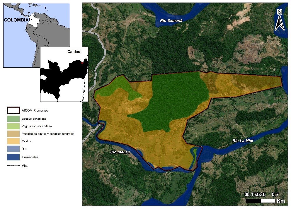 Mapa de la Reserva Riomanso