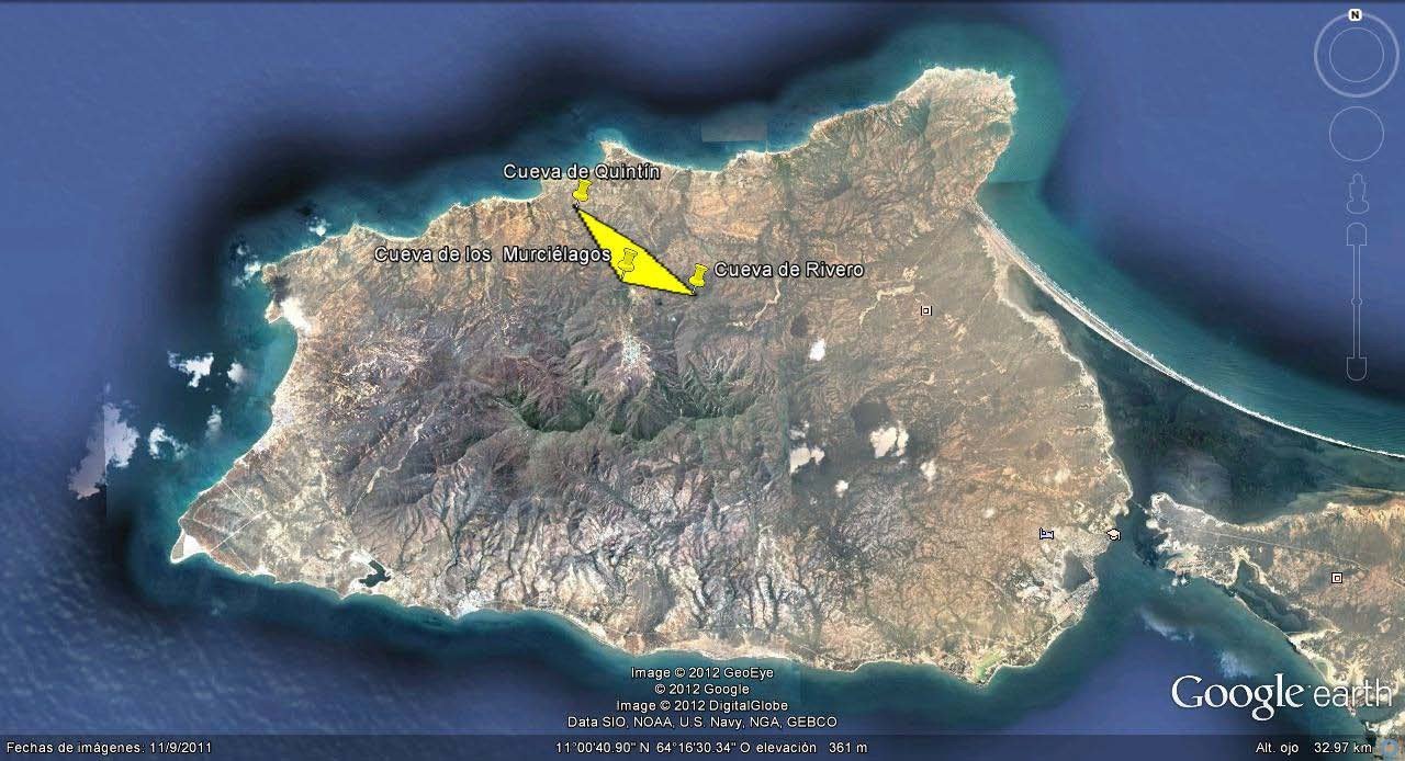 Mapa 15 Cuevas de Macanao Venezuela